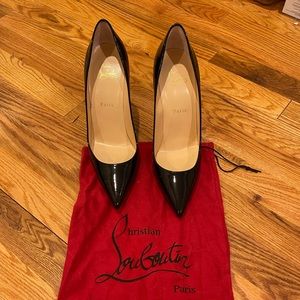 Authentic Christian Louboutin Kate 100 black size 39.5